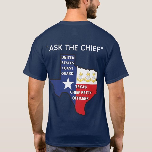Camiseta Coast Guard Texas Chief Petty Officers Shirt (Reverso)