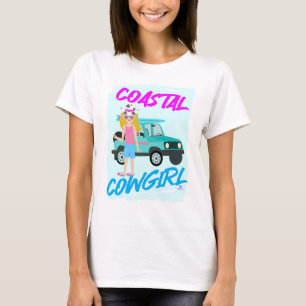 Camiseta Coastal Cowgirl Trend Funny Design Art