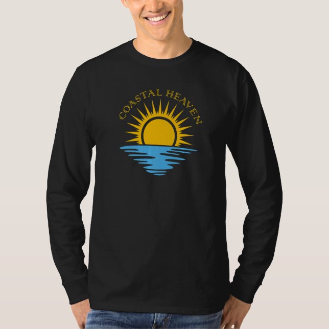 Camiseta Coastal Heaven Sun Surf Ocean Tropical Oasis Premi (Anverso)