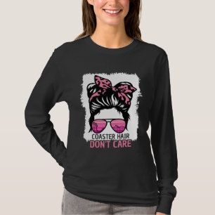 Camiseta Coaster Pelo No Importa Montaña Rusa Moño Desorden