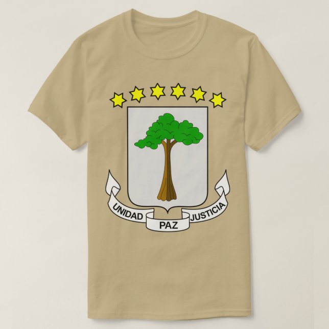 Camiseta Coat of Arms of Equatorial Guinea (Diseño del anverso)
