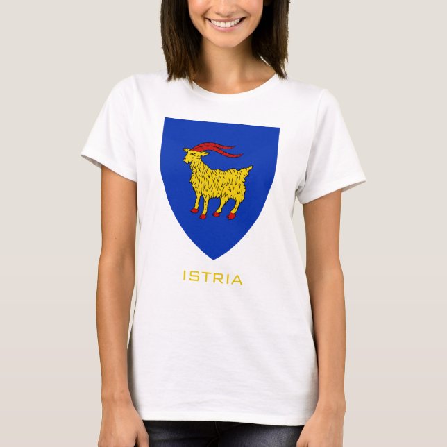 Camiseta Coat of Arms of Istria Adriatic Legacy (Anverso)