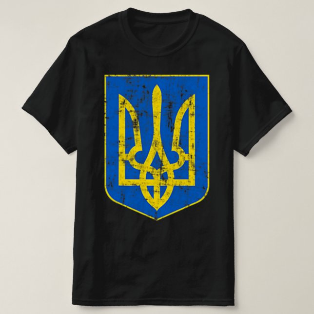Camiseta Coat of Arms of Ukraine  (Diseño del anverso)