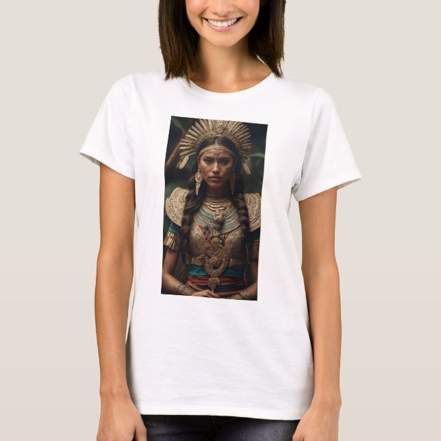 Camiseta Coatlicue - Tierra Madre Diosa de la Vida y la Mue (Anverso)