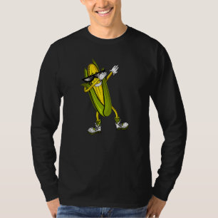 Camiseta Cob de maíz Dabbing Dancing Corn Farm Farmer Funny