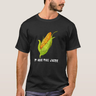 Camiseta Cob Tiene La Vida Del Jugo Sonriendo El Maíz