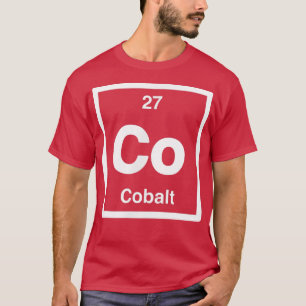 Camiseta Cobalto - Tabla coperiódica de elementos - Ciencia