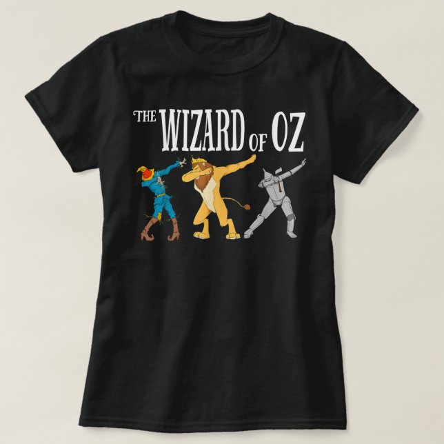 Camiseta Cobardemente Lion Scarecrow Tin Man El Mago De Oz (Diseño del anverso)