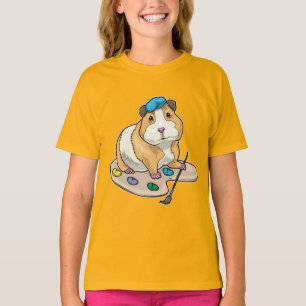Camiseta Cobaya Pintor Pincel Pintura