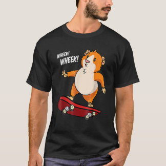 Camiseta Cobaya Wheek Wheek Monopatín Monopatista