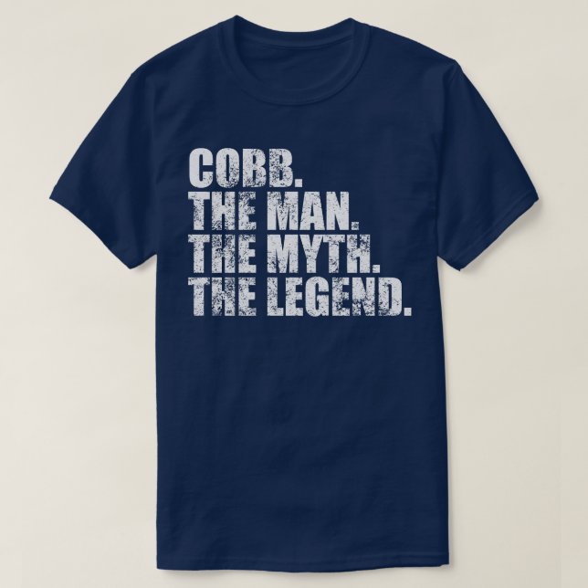 Camiseta CobbCobb Nombre de la familia Cobb apellido Cobb A (Diseño del anverso)