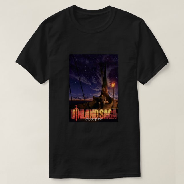 Camiseta Cobertura de anime de la saga de Vinland Classic (Diseño del anverso)