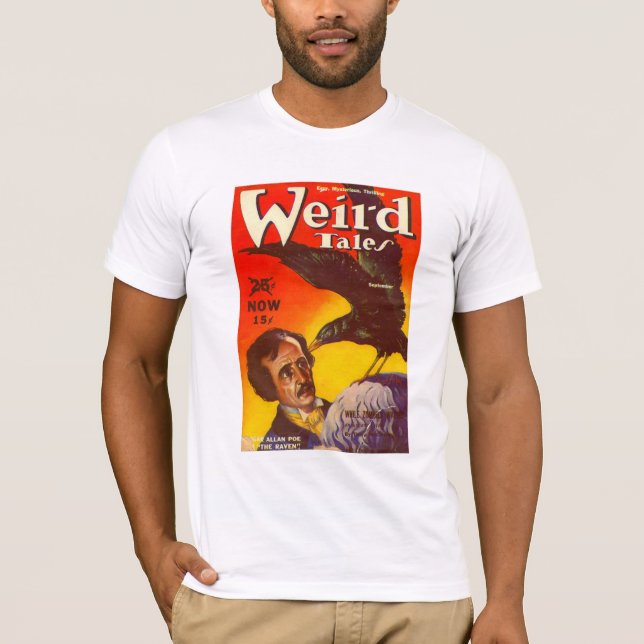 Camiseta Cobertura de la revista Edgar Allan Poe y Raven Pu (Anverso)