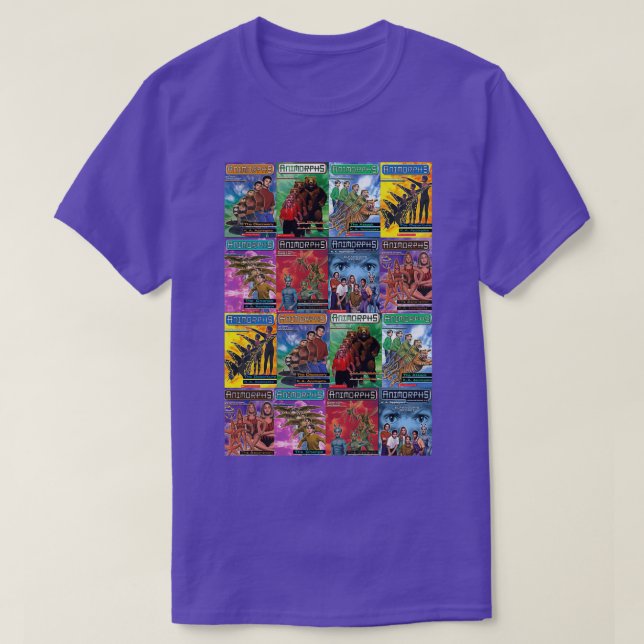 Camiseta Cobertura de libros de Animorfo (Diseño del anverso)