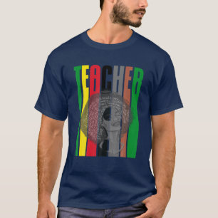 Camiseta Cobertura del mes de la historia negra de la profe