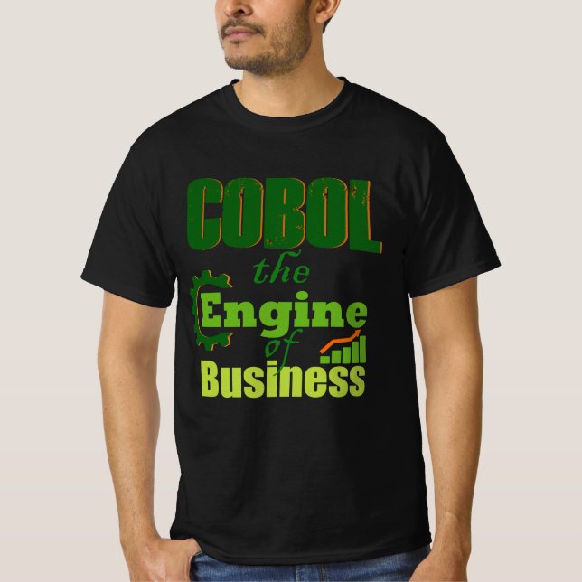 Camiseta Cobol El motor del negocio (Anverso)