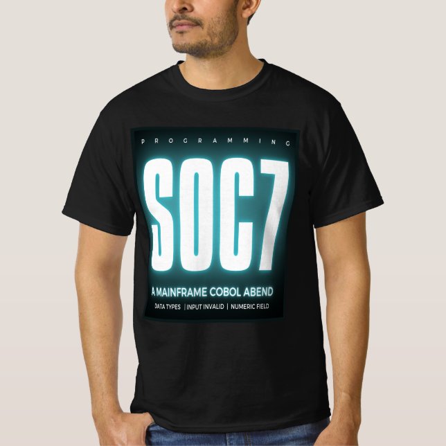 Camiseta Cobol Programming Abend Soc7 (Anverso)