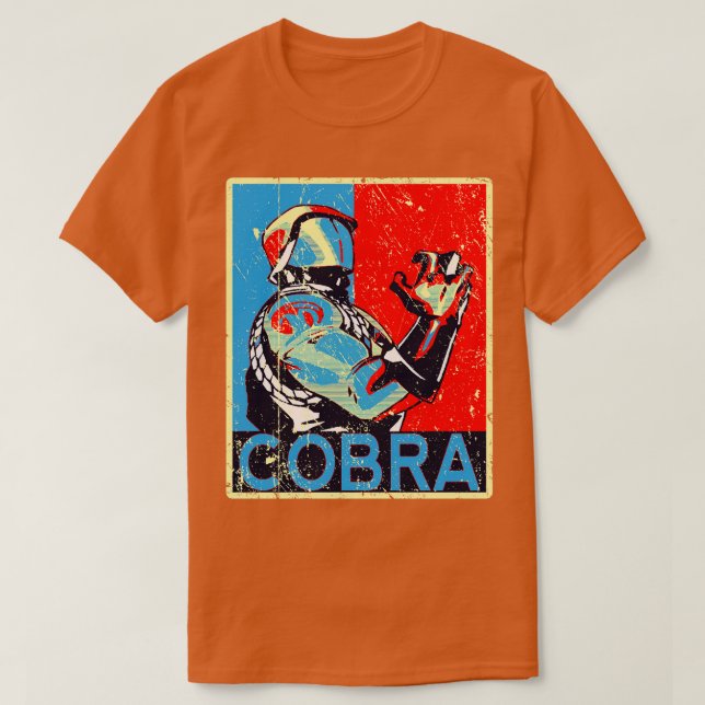 Camiseta Cobra Commander 80 (Diseño del anverso)