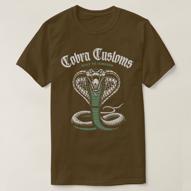 CAMISETA COBRA CUSTOMS (Diseño del anverso)