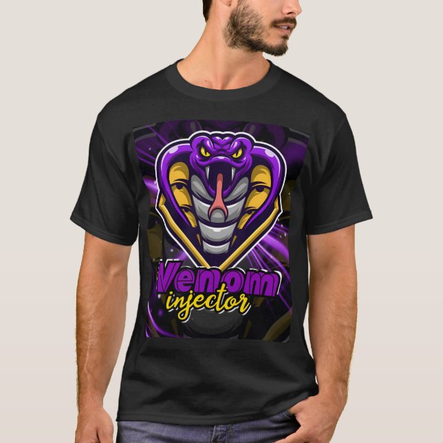Camiseta "Cobra - El Pegatina del inyector Venom" (Anverso)