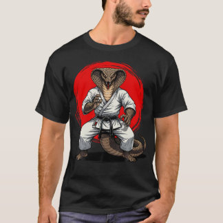 Camiseta Cobra Karate Judo Japón Bandera Japonesa Divertida