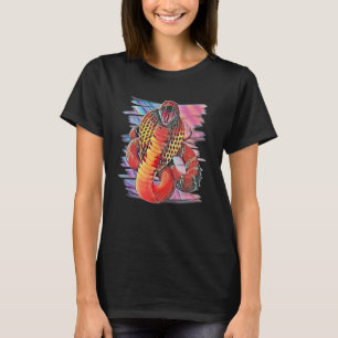 Camiseta Cobra Motif Snake Diseño Snake Reptile Rep Animal