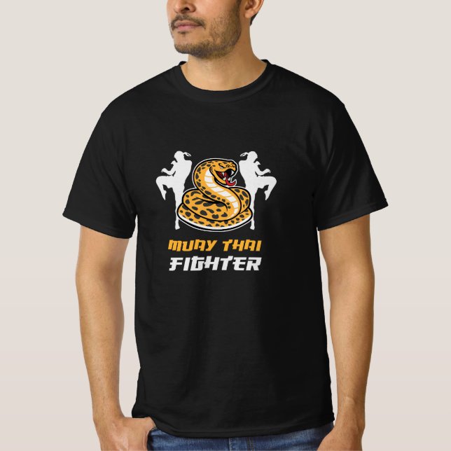 Camiseta Cobra Muay Thai Fighter (Anverso)