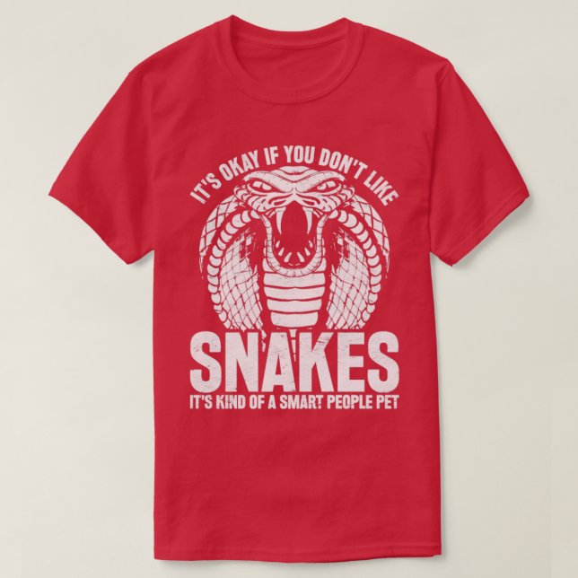 Camiseta Cobra Propietario de Snake Lover Mascota Animal Re (Diseño del anverso)