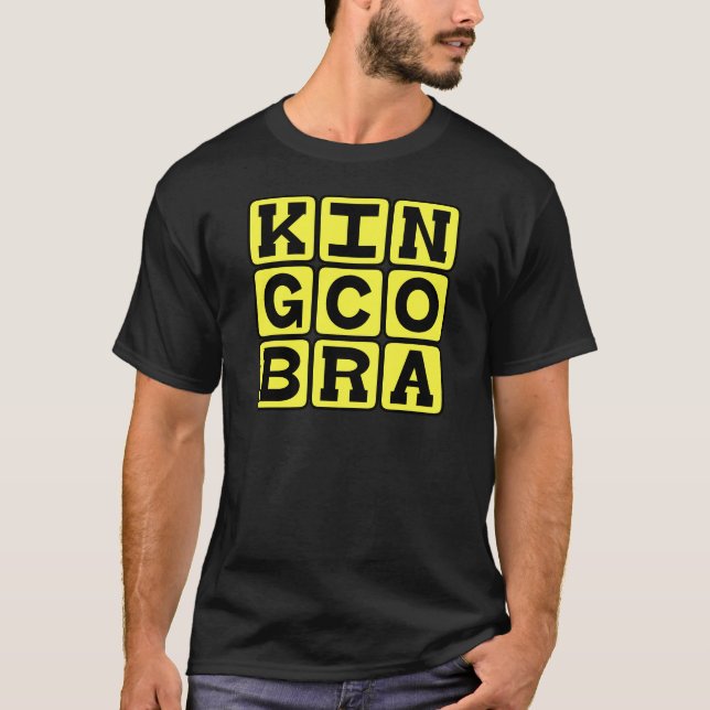 Camiseta Cobra Real, Serpiente Mortal (Anverso)