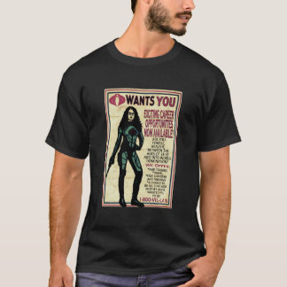 Camiseta Cobra Recluta poster con la Baronesa G.I