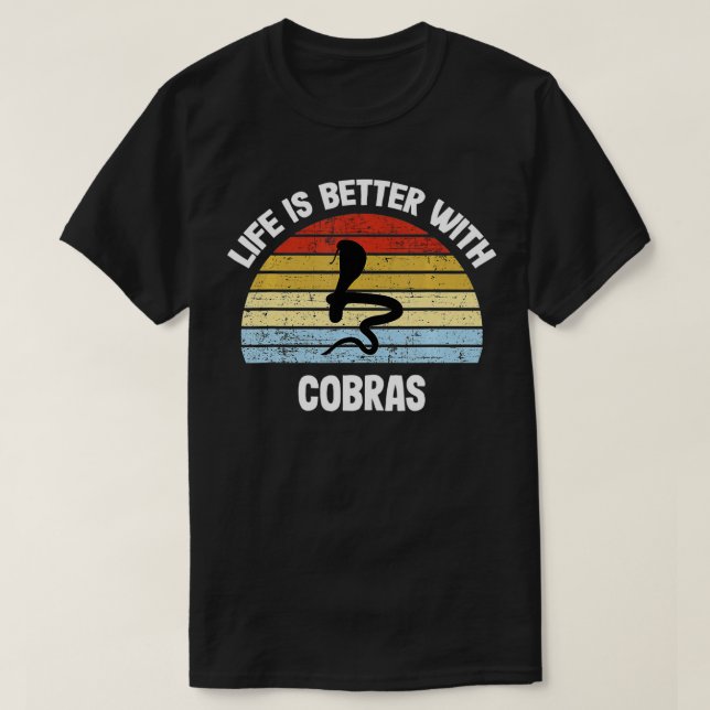 Camiseta    CobraLife es mejor con Cobras  (Diseño del anverso)