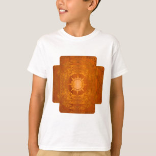 Camiseta Cobre de la Atlántida de los artes en la madera