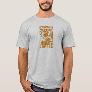 Camiseta cobre del d'Anconia/logotipo de cobre