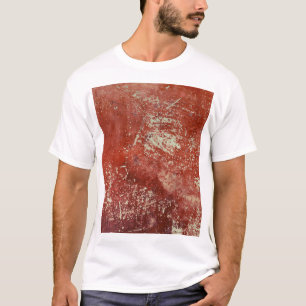 Camiseta Cobre Viejo: Textura Metalizado Vivida.