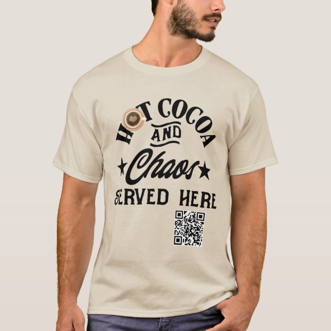 Camiseta Coca caliente y hombres caos (Anverso)