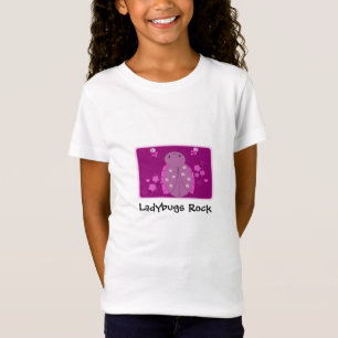 Camiseta Coccinella rosa y morada linda