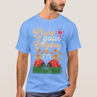 Camiseta Coccinillas Aman Tus Coccinillas Floral de Primave