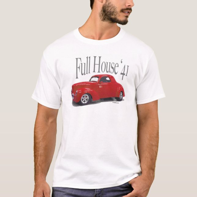 Camiseta Coche 1941 de la fricción del cupé de Willys (Anverso)