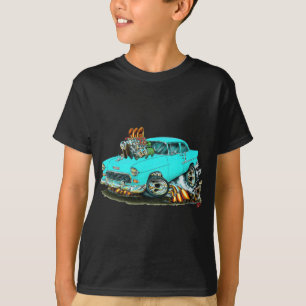 Camiseta Coche 1955 de la turquesa de Chevy 150-210