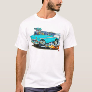 Camiseta Coche 1956 de la turquesa de Chevy 150-210