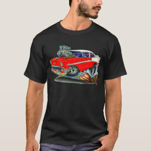 Camiseta Coche 1956 del rojo de Chevy Belair
