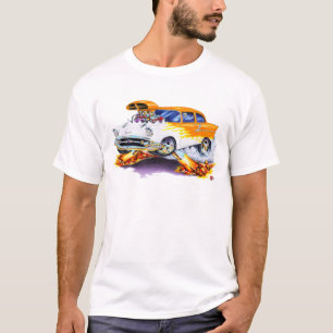 Camiseta Coche 1957 de las llamas de Chevy 150-210