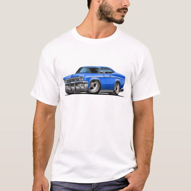 Camiseta Coche 1965-66 del azul del impala (Anverso)