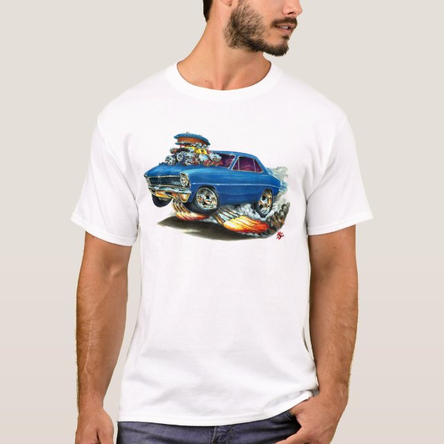 Camiseta Coche 1966-67 del azul de Nova (Anverso)