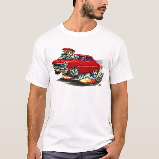 Camiseta Coche 1966-67 del rojo de Nova (Anverso)