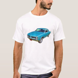 Camiseta Coche 1966 del músculo de Pontiac Le Mans del azul