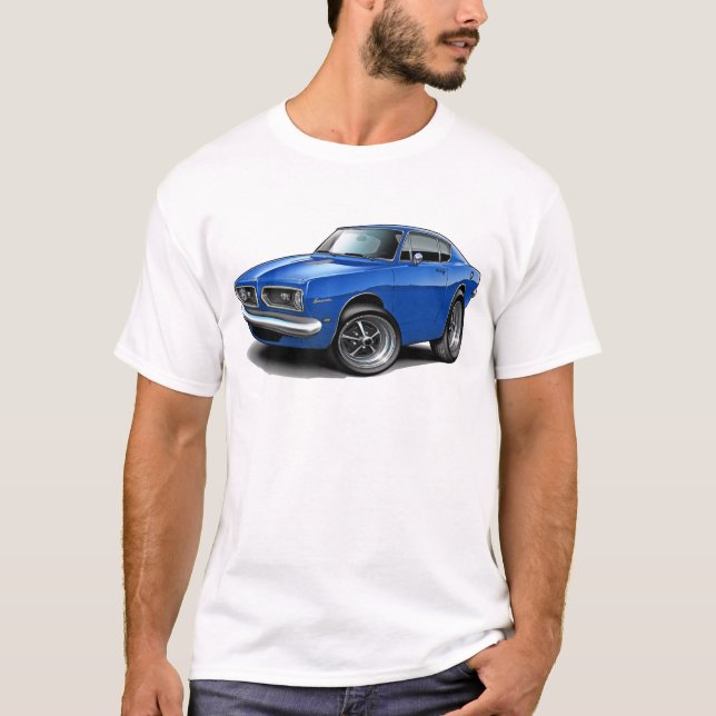Camiseta Coche 1967-69 del azul del Barracuda (Anverso)