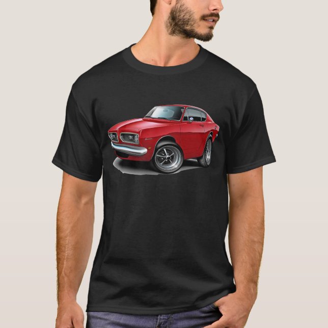 Camiseta Coche 1967-69 del rojo del Barracuda (Anverso)