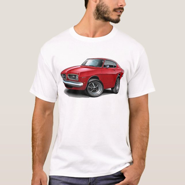 Camiseta Coche 1967-69 del rojo del Barracuda (Anverso)