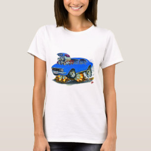 Camiseta Coche 1967 del azul de Camaro SS